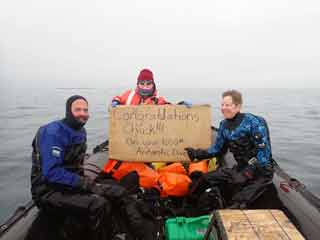 Chuck Amsler's 1000th dive