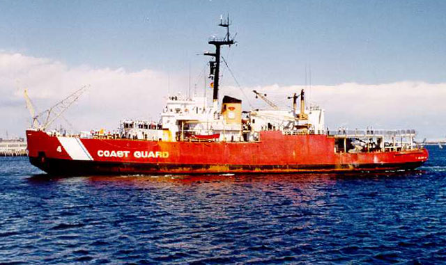 Ship near a port.